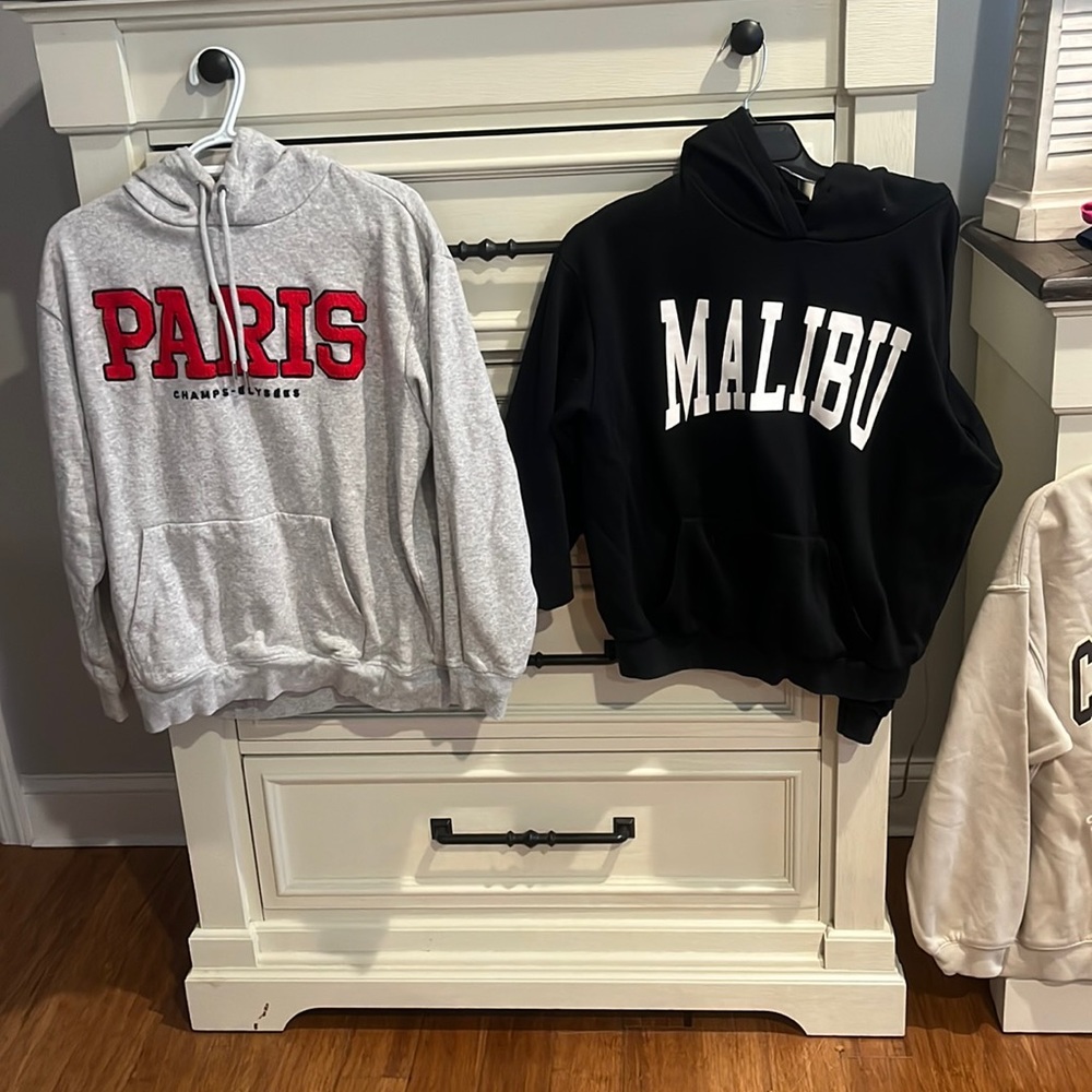 2 hoodies! Both medium!Both for 13!!